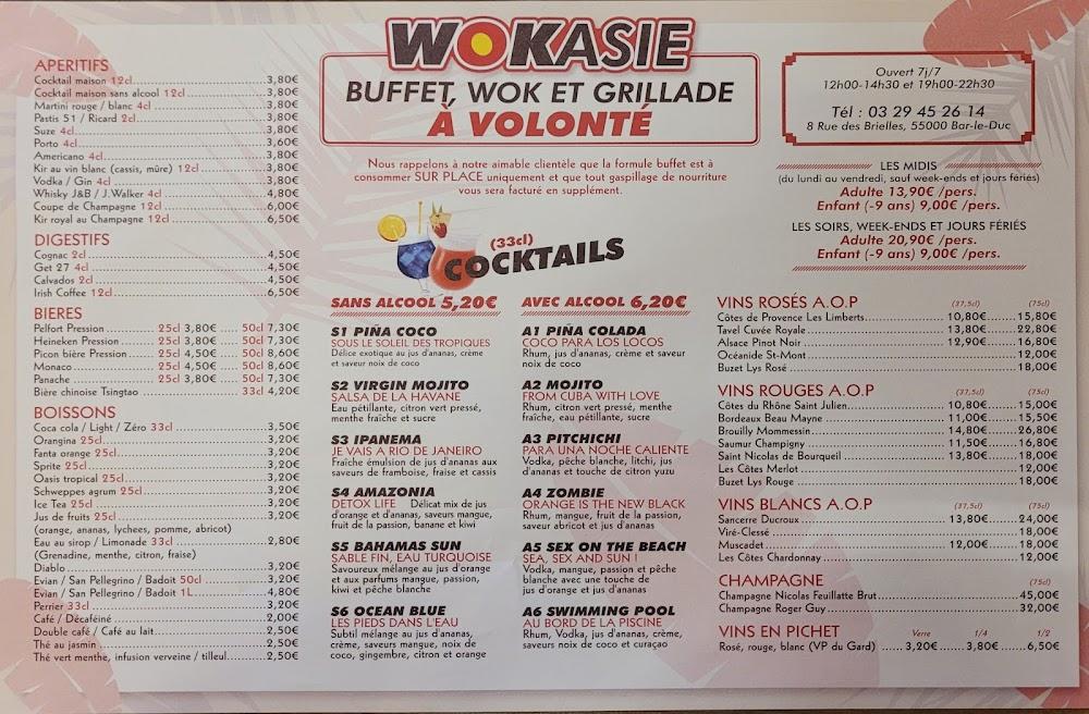 Wokasie - Menu Image 1